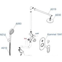 Душевая система  Wasserkraft A16830 - Превью изображения №7 — Интернет-магазин samo.by