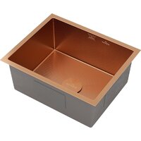 Кухонная мойка Roxen Uno 560210-54BR-GR бронза/текстурная PVD покрытие (с ролл-матом и дозатором) - Превью изображения №12 — Интернет-магазин samo.by