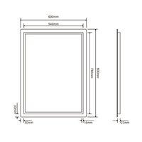  Roxen Зеркало Pure 510175-60 60х80 - Превью изображения №10 — Интернет-магазин samo.by