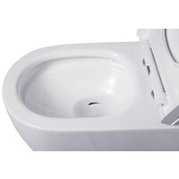 Унитаз подвесной Roxen Porto в комплекте с инсталляцией StounFix Dual Fresh 6 в 1 968478 (кнопка: брашированное золото) - Превью изображения №12 — Интернет-магазин samo.by