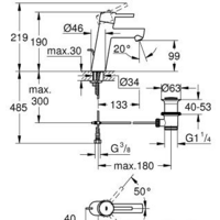 Смеситель Grohe Concetto [23450001] - Превью изображения №2 — Интернет-магазин samo.by