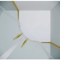 Душевой уголок Grossman Cosmo 90x90x195 301.K33.02.9090.32.00 (золото сатин/прозрачное стекло) - Превью изображения №6 — Интернет-магазин samo.by