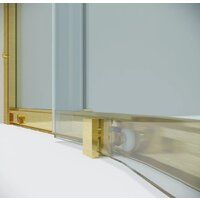 Душевой уголок Grossman Cosmo 90x90x195 301.K33.02.9090.32.00 (золото сатин/прозрачное стекло) - Превью изображения №5 — Интернет-магазин samo.by