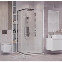 Душевой уголок Grossman Cosmo 80x80x195 300.K33.02.8080.10.00 (хром/прозрачное стекло) - Превью изображения №8 — Интернет-магазин samo.by