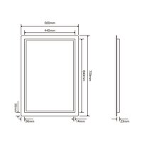  Roxen Зеркало Pure 510175-50 50х70 - Превью изображения №10 — Интернет-магазин samo.by