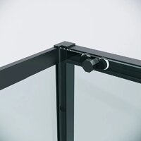 Душевая стенка Grossman Style 80x195 200.K33.05.80.21.00 (черный матовый, стекло прозрачное) - Превью изображения №7 — Интернет-магазин samo.by