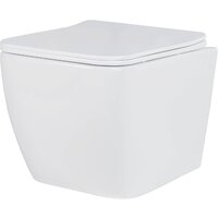 Унитаз подвесной Roxen Cube в комплекте с инсталляцией StounFix Dual Fresh 6 в 1 968469 (кнопка: брашированное золото) - Превью изображения №3 — Интернет-магазин samo.by