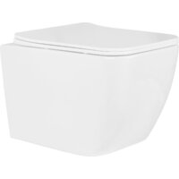 Унитаз подвесной Roxen Cube в комплекте с инсталляцией StounFix Dual Fresh 6 в 1 968469 (кнопка: брашированное золото) - Превью изображения №5 — Интернет-магазин samo.by