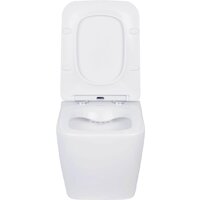 Унитаз подвесной Roxen Cube в комплекте с инсталляцией StounFix Dual Fresh 6 в 1 968469 (кнопка: брашированное золото) - Превью изображения №9 — Интернет-магазин samo.by
