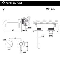 Смеситель Whitecross Y Y1216GL (золото) - Превью изображения №3 — Интернет-магазин samo.by