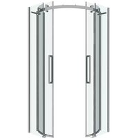 Душевой уголок Grossman Classic 100x100x195 301.K33.04.1010.10.00 (хром/прозрачное стекло) - Превью изображения №2 — Интернет-магазин samo.by