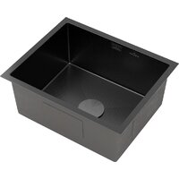 Кухонная мойка Roxen Uno 560210-54B-GR графит/текстурная PVD покрытие (с ролл-матом и дозатором) - Превью изображения №11 — Интернет-магазин samo.by