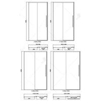 Стеклянная шторка для ванны RGW Stilvoll SV-12B 32321214-14 (черный/прозрачный) - Превью изображения №2 — Интернет-магазин samo.by