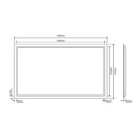  Roxen Зеркало Pure Long 510175-120 120х70 - Превью изображения №9 — Интернет-магазин samo.by