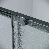 Душевая стенка Grossman Style 80x195 200.K33.05.80.21.02 (черный матовый/стекло шиншилла) - Превью изображения №9 — Интернет-магазин samo.by