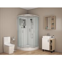 Душевая кабина Niagara NG-6002-01 100x100x210 (прозрачное стекло) - Превью изображения №3 — Интернет-магазин samo.by
