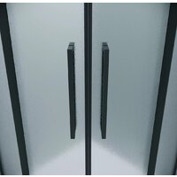 Душевой уголок Grossman Cosmo 90x90x195 301.K33.02.9090.21.02 (черный матовый/шиншилла стекло) - Превью изображения №3 — Интернет-магазин samo.by