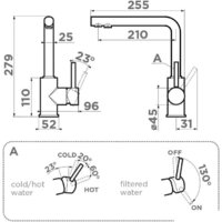 Смеситель Omoikiri Nakagawa 2 Plus-SA (бежевый) - Превью изображения №6 — Интернет-магазин samo.by