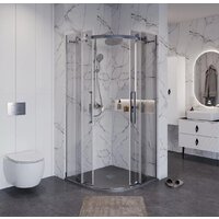 Душевой уголок Grossman Classic 90x90x195 301.K33.04.9090.10.00 (хром/прозрачное стекло) - Превью изображения №7 — Интернет-магазин samo.by