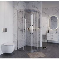 Душевой уголок Grossman Classic 90x90x195 301.K33.04.9090.10.00 (хром/прозрачное стекло) - Превью изображения №8 — Интернет-магазин samo.by