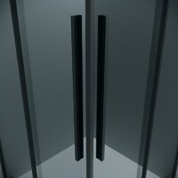 Душевой уголок Grossman Galaxy 100x70x195 300.K33.01.1070.21.10 (черный матовый/тонированное стекло) - Превью изображения №3 — Интернет-магазин samo.by