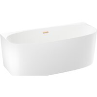 Ванна Wellsee Belle Spa 2.0 170x75 235804004 (пристенная ванна белый глянец, экран, каркас, сифон-автомат золото) - Превью изображения №2 — Интернет-магазин samo.by
