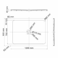 Душевой поддон Wasserkraft Dinkel 58T07 - Превью изображения №2 — Интернет-магазин samo.by