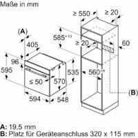 Электрический духовой шкаф Bosch Serie 2 HBA571BB4 - Превью изображения №5 — Интернет-магазин samo.by
