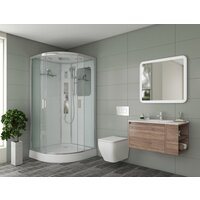 Душевая кабина Niagara NG-6002-01G 100x100x210 (прозрачное стекло) - Превью изображения №3 — Интернет-магазин samo.by