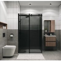 Душевой уголок Grossman Classic 130x80x195 120.K33.04.1380.21.10 (черный матовый/тонированное стекло) - Превью изображения №15 — Интернет-магазин samo.by