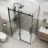 Душевой уголок Grossman Classic 120х100х195 120.K33.04.1210.42.00 (графит сатин/стекло прозрачное) - Превью изображения №4 — Интернет-магазин samo.by
