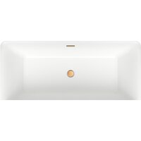 Ванна Wellsee DeSire 167,5x78 231502004 (отдельностоящая ванна белый глянец, экран, ножки, сифон-автомат золото) - Превью изображения №4 — Интернет-магазин samo.by