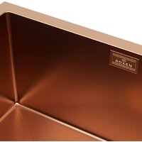 Кухонная мойка Roxen Uno 560210-54BR-V бронза/текстурная PVD покрытие (с ролл-матом и дозатором) - Превью изображения №15 — Интернет-магазин samo.by