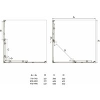 Душевой уголок Veconi RV-47B RV47B-100-01-C4 - Превью изображения №4 — Интернет-магазин samo.by