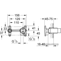 Скрытый механизм Grohe Veris 32635000 - Превью изображения №2 — Интернет-магазин samo.by