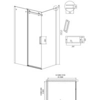 Душевой уголок Grossman Classic 130x90x195 120.K33.04.1390.10.00 (хром/прозрачное стекло) - Превью изображения №19 — Интернет-магазин samo.by