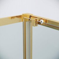 Душевой уголок Grossman Cosmo 120x100x195 120.K33.02.1210.32.00 (золото сатин/стекло прозрачное) - Превью изображения №6 — Интернет-магазин samo.by