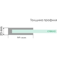 Душевой уголок Wasserkraft Dill 61S03 - Превью изображения №3 — Интернет-магазин samo.by