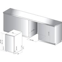 Встраиваемая посудомоечная машина Whirlpool WSIO 3O23 PFE X - Превью изображения №3 — Интернет-магазин samo.by