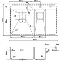 Кухонная мойка Omoikiri Akisame 78-2-GM-R 4973102 (вороненая сталь) - Превью изображения №2 — Интернет-магазин samo.by