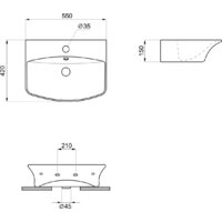 Умывальник Lavinia Boho Bathroom Sink 33311081 - Превью изображения №6 — Интернет-магазин samo.by