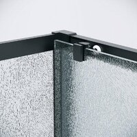 Душевой уголок Grossman Cosmo 120х100х195 120.K33.02.1210.21.02 (черный матовый/стекло шиншилла) - Превью изображения №5 — Интернет-магазин samo.by