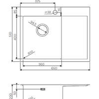 Кухонная мойка Omoikiri Akisame 65-IN-R 4973059 (нержавеющая сталь) - Превью изображения №2 — Интернет-магазин samo.by
