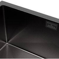 Кухонная мойка Roxen Uno 560210-54B-V графит/текстурная PVD покрытие (с ролл-матом и дозатором) - Превью изображения №15 — Интернет-магазин samo.by
