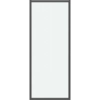Grossman Style 90x195 200.K33.05.90.21.00 (черный матовый, стекло прозрачное)