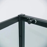 Душевая стенка Grossman Style 90x195 200.K33.05.90.21.00 (черный матовый, стекло прозрачное) - Превью изображения №7 — Интернет-магазин samo.by