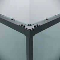 Душевой уголок Grossman Galaxy 110x100x195 300.K33.01.1110.42.00 (графит сатин/прозрачное стекло) - Превью изображения №8 — Интернет-магазин samo.by