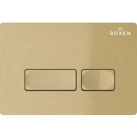 Унитаз подвесной Roxen Antares Gold 968096 в комплекте с инсталляцией StounFix Dual Fresh 6 в 1 968096 (кнопка: брашированное золото) - Превью изображения №12 — Интернет-магазин samo.by