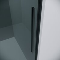 Душевой уголок Grossman Galaxy 100x80x195 120.K33.01.1080.21.10 (черный матовый/тонированное стекло) - Превью изображения №2 — Интернет-магазин samo.by