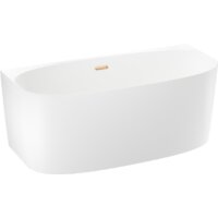 Ванна Wellsee Belle Spa 2.0 160x75 235801004 (пристенная ванна белый глянец, экран, ножки, сифон-автомат золото) - Превью изображения №2 — Интернет-магазин samo.by